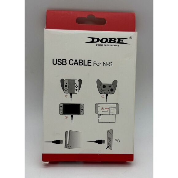 Dobe USB-A To USB-C Cable TNS-868 For Nintendo Switch - Picture 2 of 2